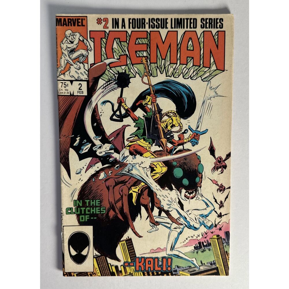 Iceman #2 (1984) – Marvel Comics – 2nd Issue of 4-Part Limited Series – Bobby...
